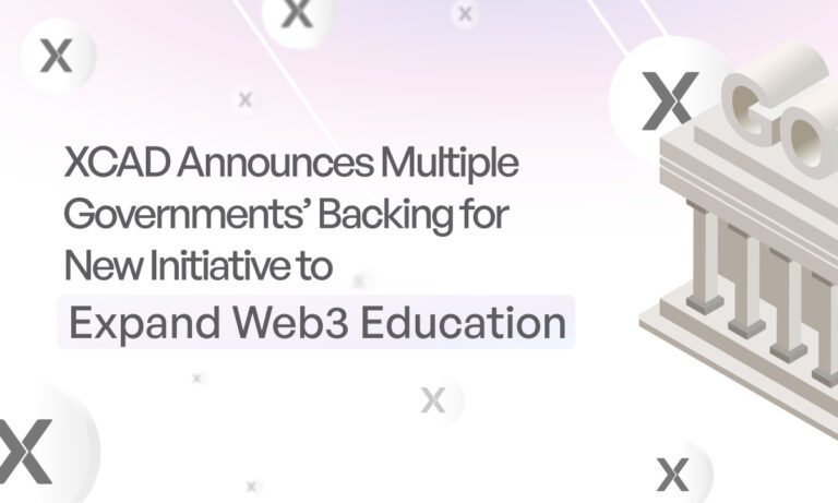 XCAD Announces Multiple Governments’ Backing for New Initiative to Expand Web3 Education