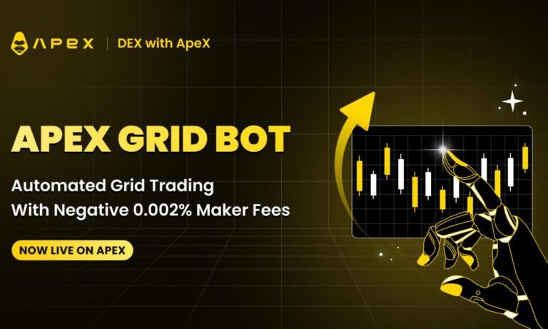 ApeX Protocol Launches ApeX Grid Bot With Negative 0.002% Fees across 45+ Perpetual Markets