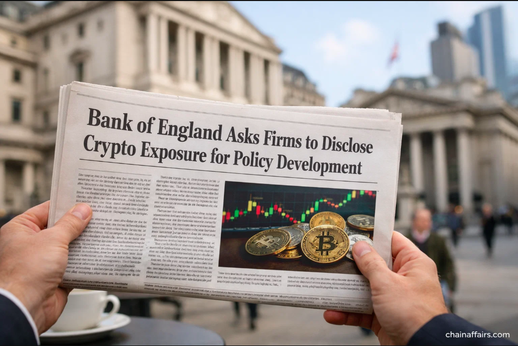 Bank of England Asks Firms to Disclose Crypto Exposure for Policy Development