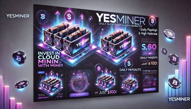 YESminer is the world’s leading mining technology, with daily income up to $1300, making it easy to have your wealth freedom