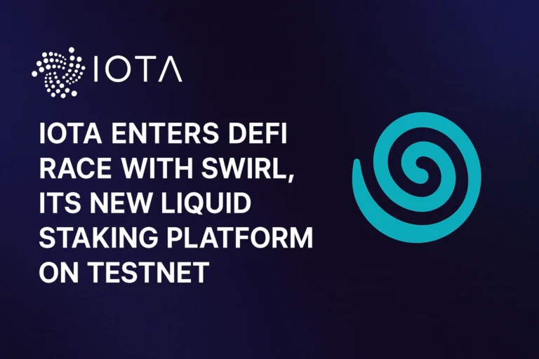 IOTA Enters DeFi Race with Swirl, Its New Liquid Staking Platform on Testnet