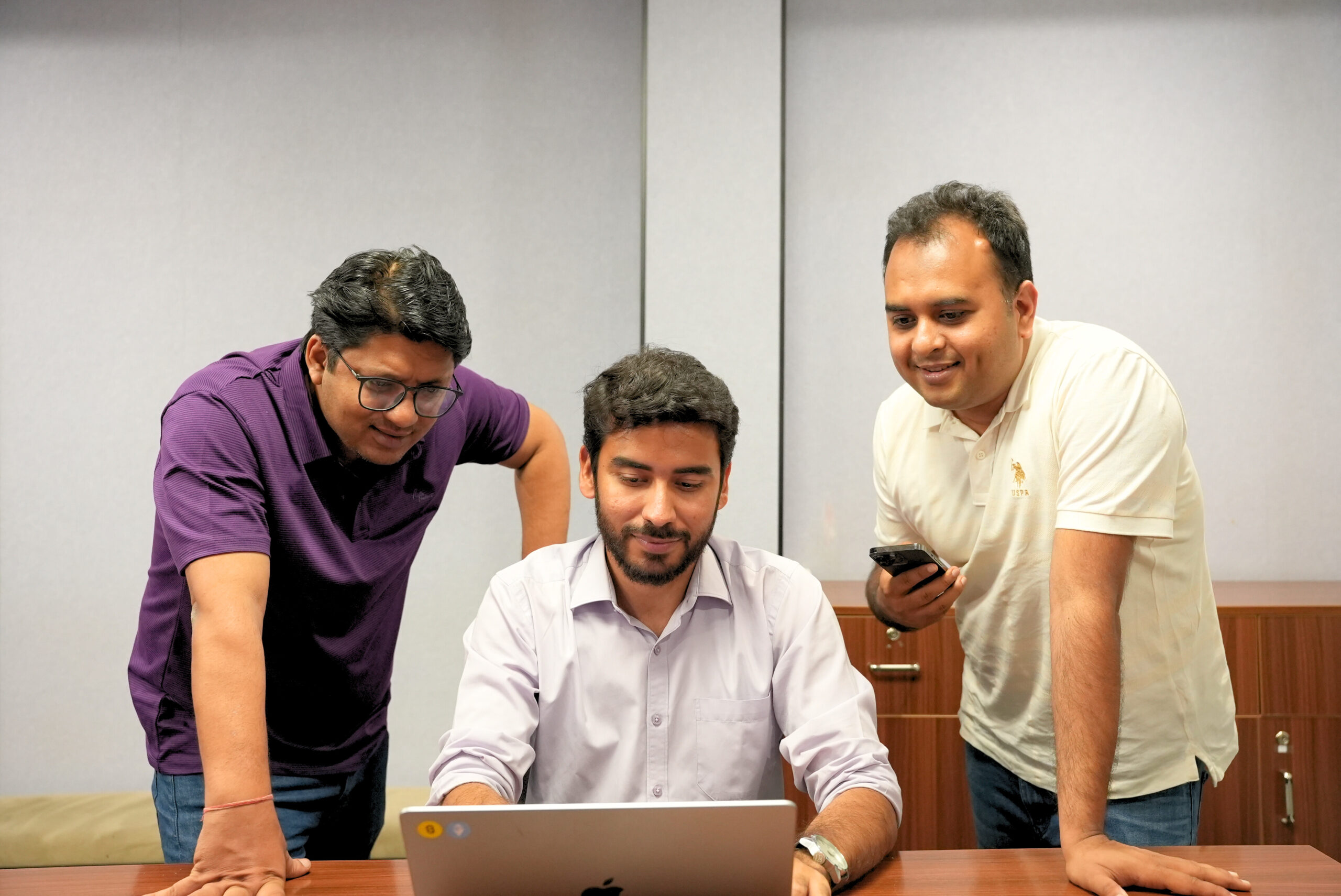 Drizz Founders (L-R) - Partha Mohanty, Yash Varyani, Asad Abrar