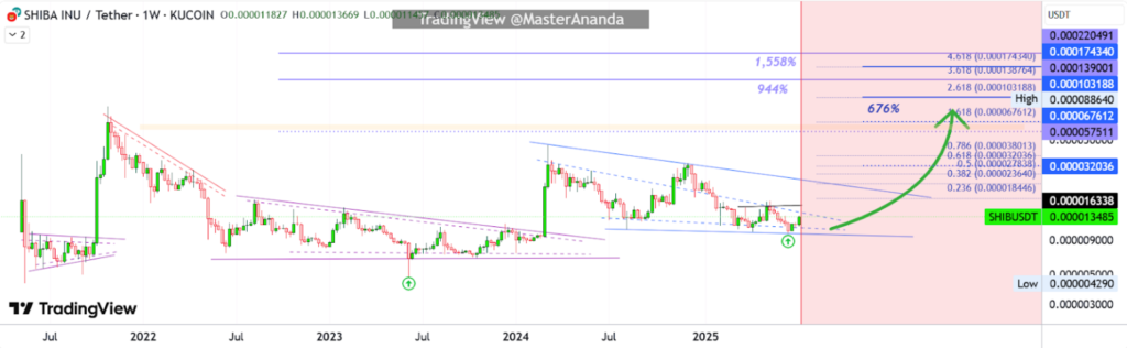 Shiba inu Price Chart - Trading View