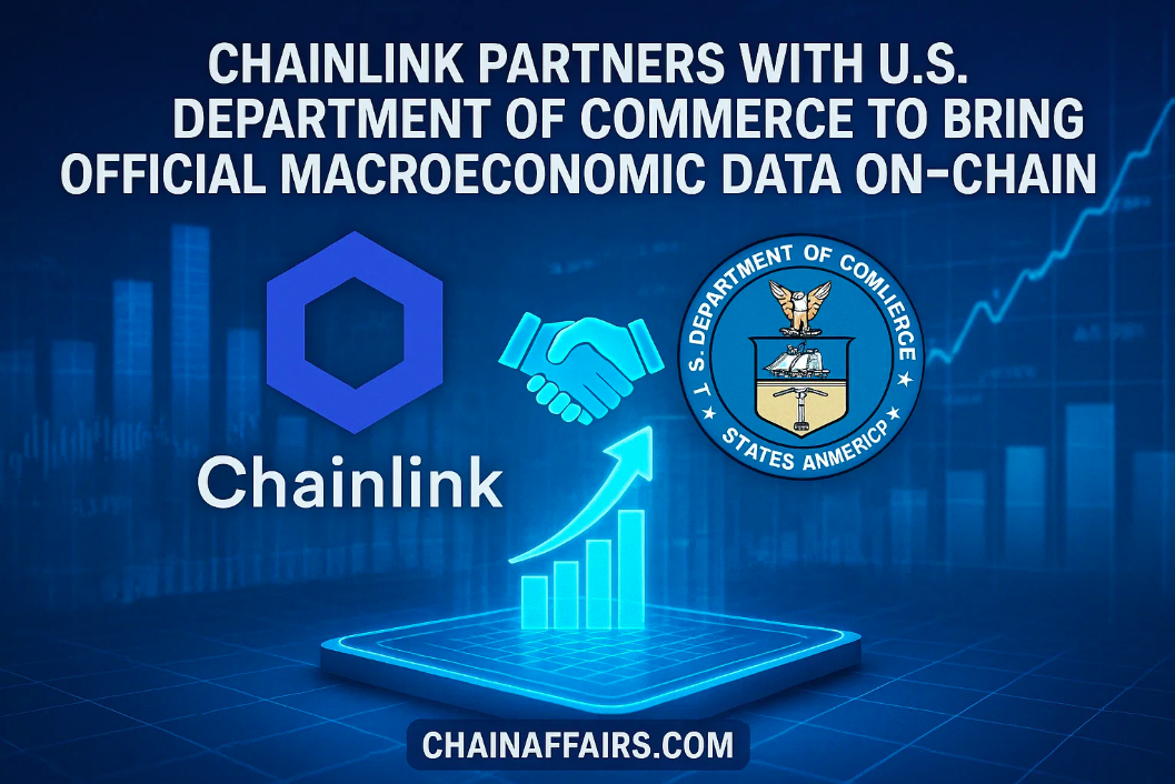 Chainlink + U.S. Commerce Dept. Put GDP & Inflation Data On-Chain