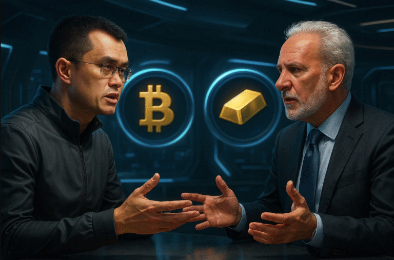 Binance Founder CZ and Economist Peter Schiff to Debate Bitcoin vs Tokenized Gold After Trump Pardon