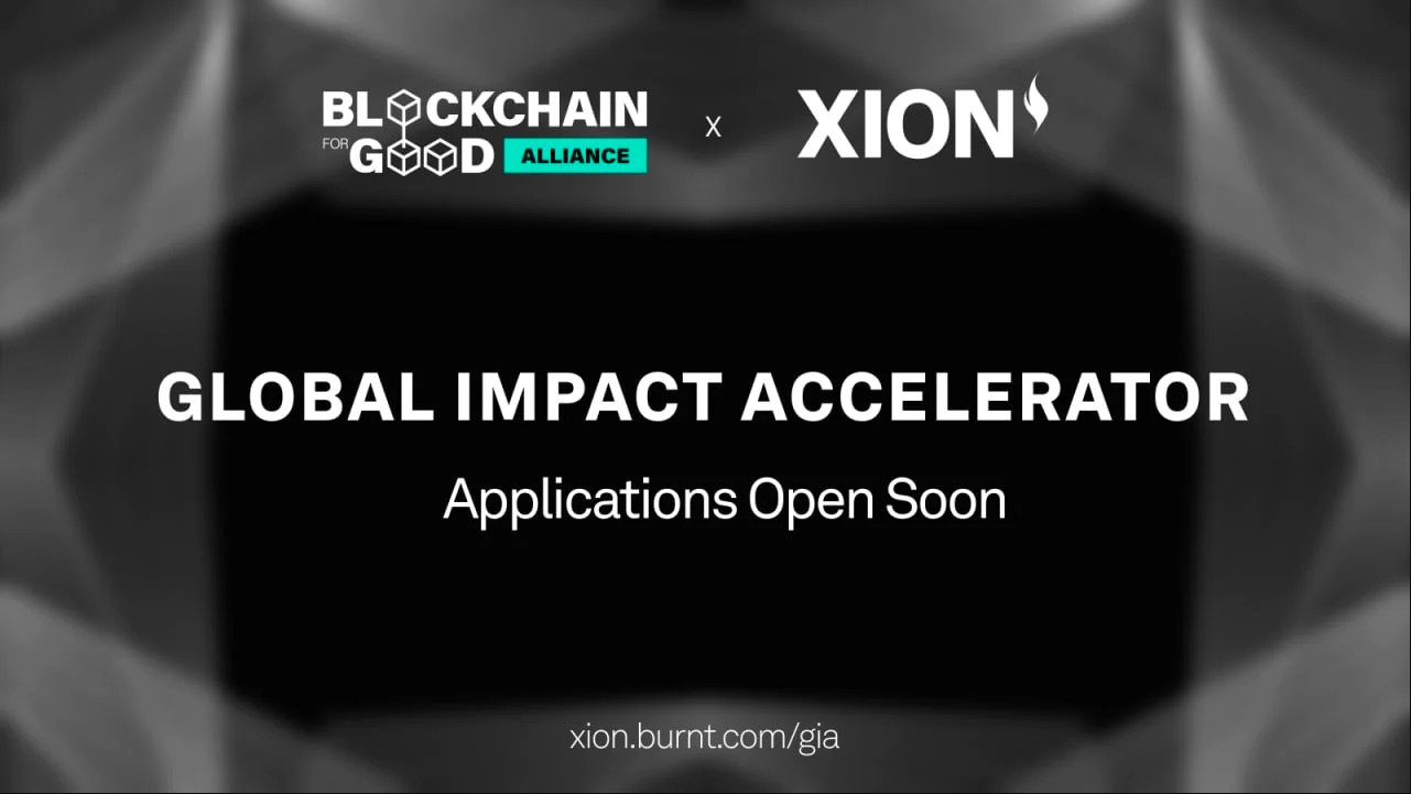 XION and Blockchain for Good Alliance launch the Global Impact Accelerator to fund & mentor projects aligned with the UN’s Sustainable Development Goals
