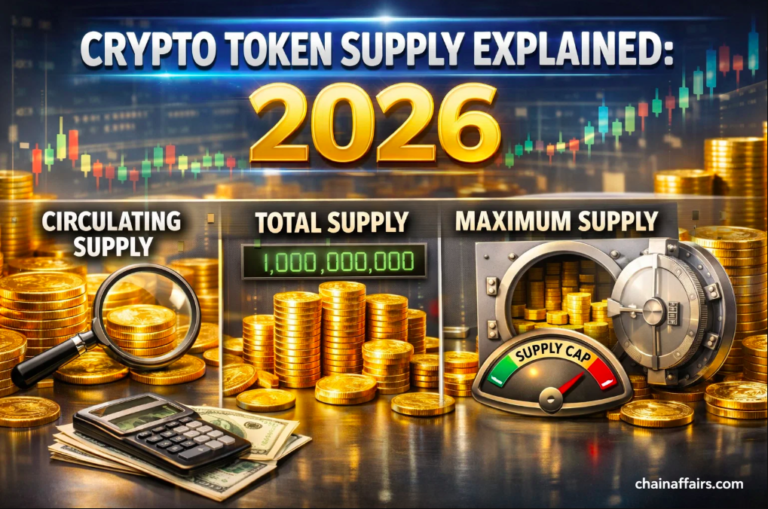 Crypto Token Supply Explained: Circulating, Total, Maximum Supply & FDV Guide (2026)