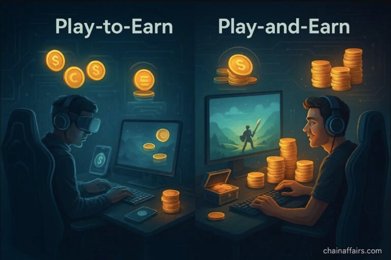 Play-to-Earn vs. Play-and-Earn: What’s the Real Difference?