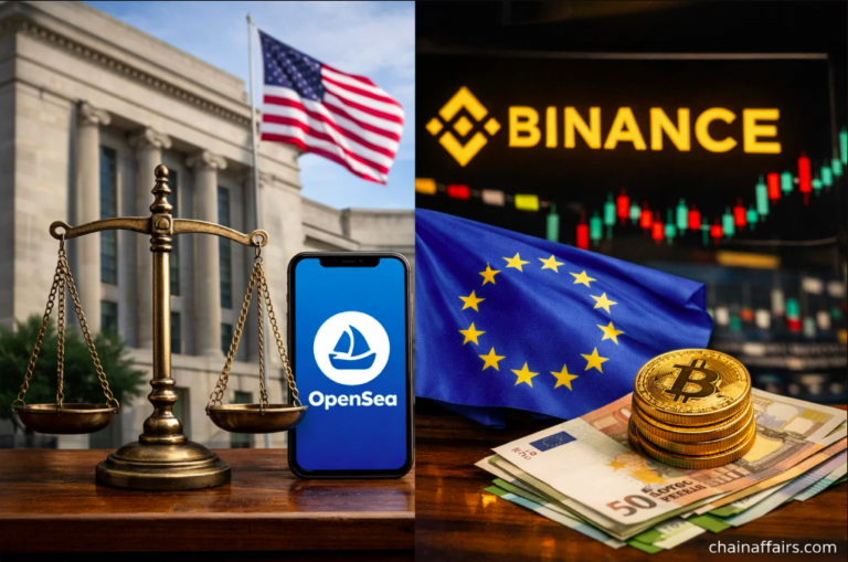 DOJ Drops OpenSea Insider Trading Case as Binance Moves Toward MiCA Compliance