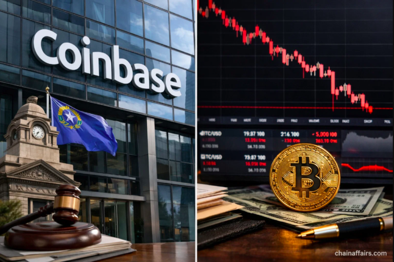 Coinbase Wins Key Delay in Nevada as Bitcoin Data Signals Institutional Selling Surge