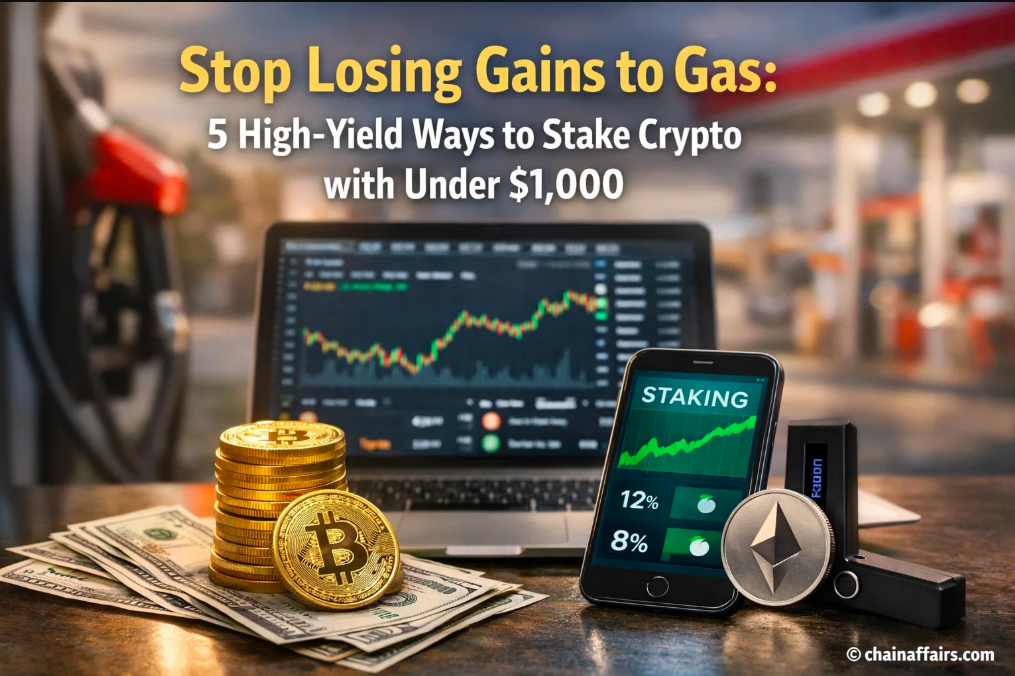 5 High-Yield Ways to Stake Crypto with Under $1,000 - chainaffairs