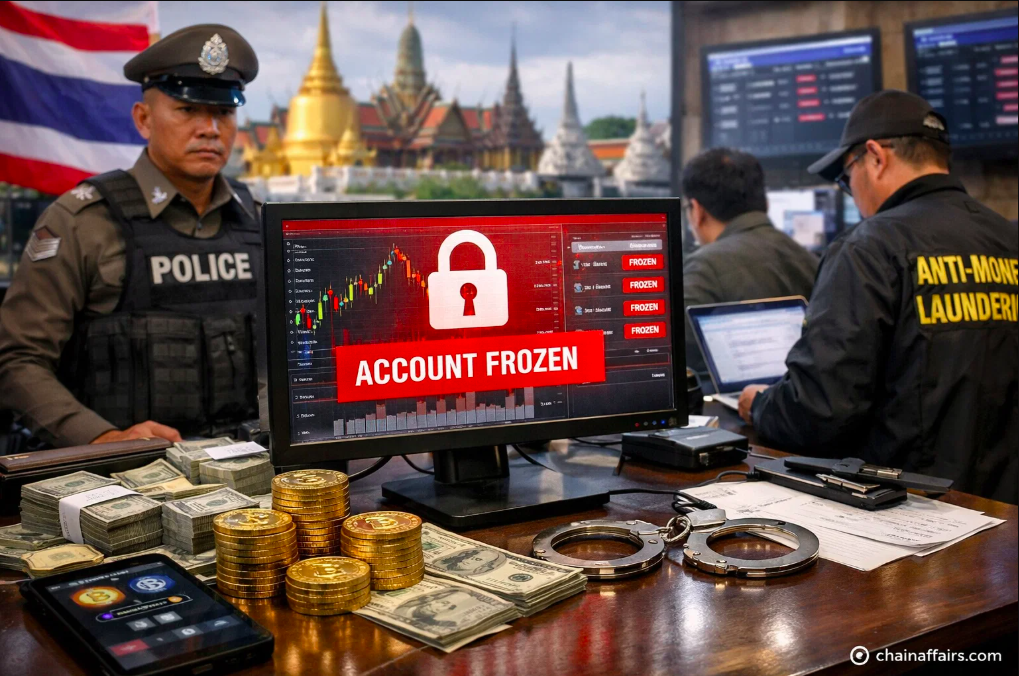 Thailand Freezes 10,000 Crypto Accounts in Major Anti-Money Laundering Crackdown