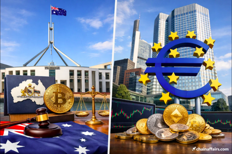 Australia Moves to Regulate Crypto Platforms as Europe’s Biggest Banks Rush Into Digital Assets