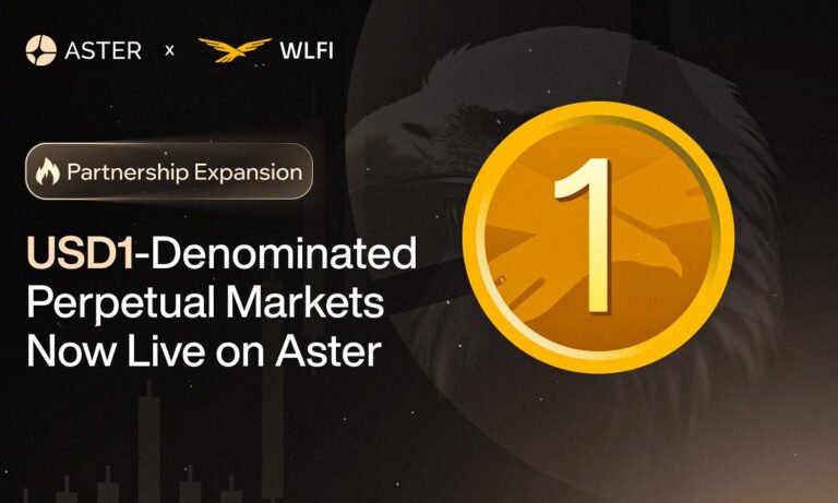 Aster Expands WLFI Collaboration, Launches USD1-Denominated Perpetual Markets