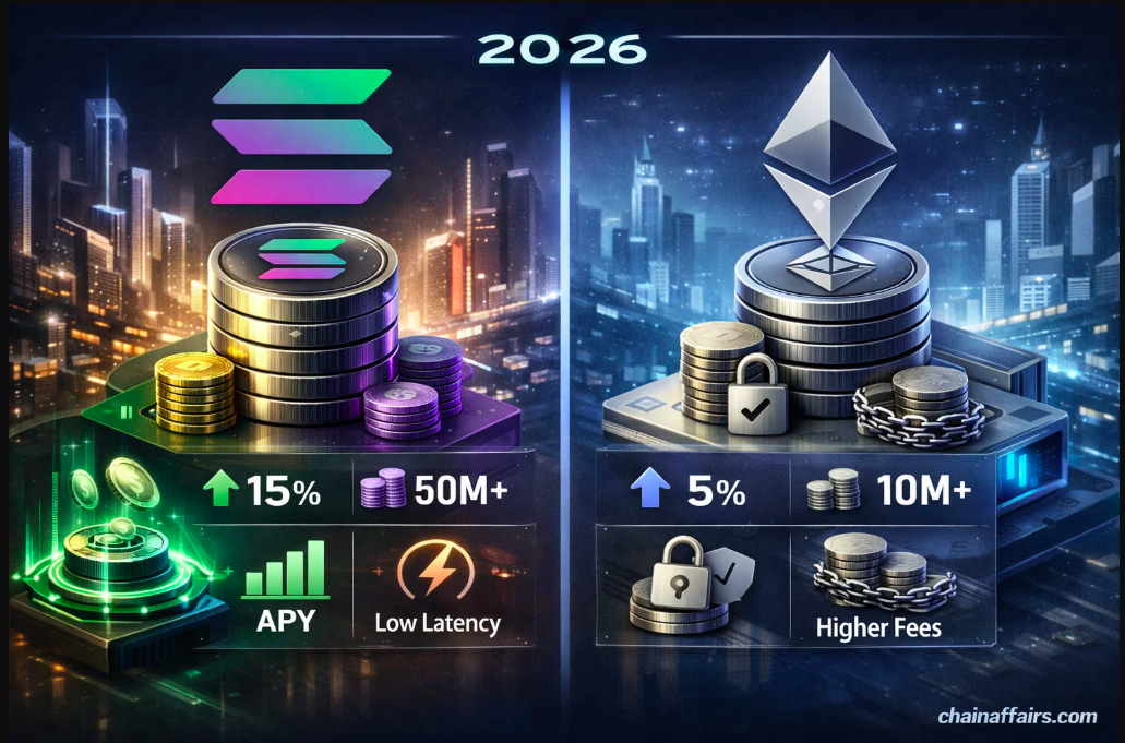 Solana vs Ethereum Staking: Key Differences and Best Rewards for Lower Risk in 2026