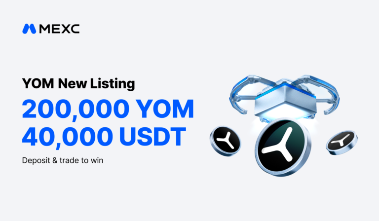 MEXC Lists YOM (YOM) with 200,000 YOM and 40,000 USDT in Airdrop+ Rewards
