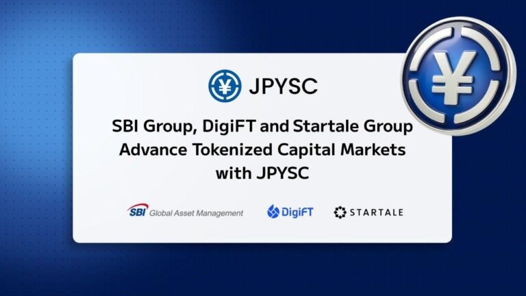 SBI Group, DigiFT, and Startale Group Advance Tokenized Capital Markets with JPYSC-Powered Settlement and Onchain Dividend Distribution