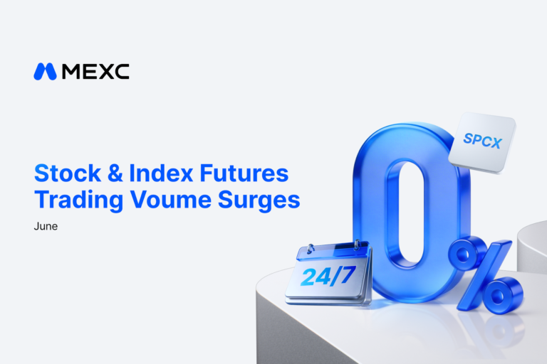 MEXC’s June Stock and Index Futures Trading Volume Grows 261% MoM, SPCX Futures Surge Over 145 Times in One Month