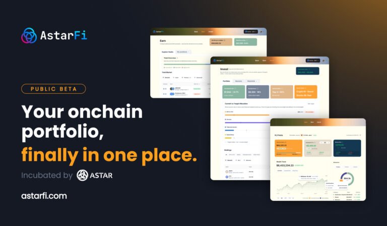 Astar Fi Opens Public Beta for Onchain Personal Finance Manager