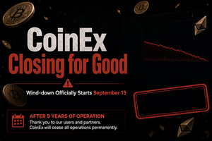 CoinEx Shuts Down After 9 Years