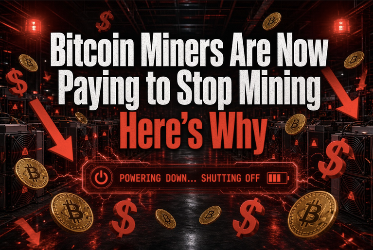 Bitcoin Miners Are Now Paying to Stop Mining — Here’s Why