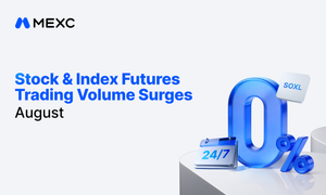 MEXC Stock Futures Trading Volume Rises 130% in August as Trading Activity Broadens Across U.S. and Korean emory and Semiconductor Sectors